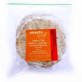 Arepas de Arrroz Integral Nueces y Semillas (sin tofu) 500 gr Amrita