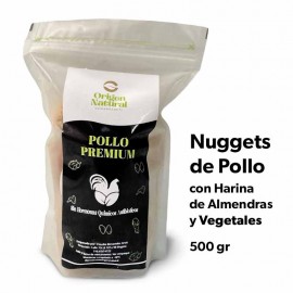 Nuggets de Pollo harina de Almendras con Vegetales Paq. 500 gr Origen Natural