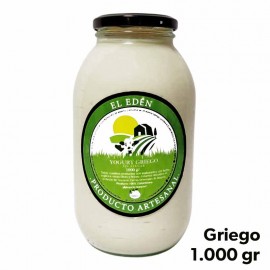 Yogurt Griego orgánico 1.000 gr El Eden