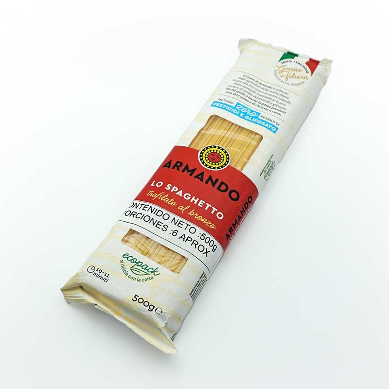 Pasta larga Lo Spaghetto 500 gr orgánica Italiana Armando